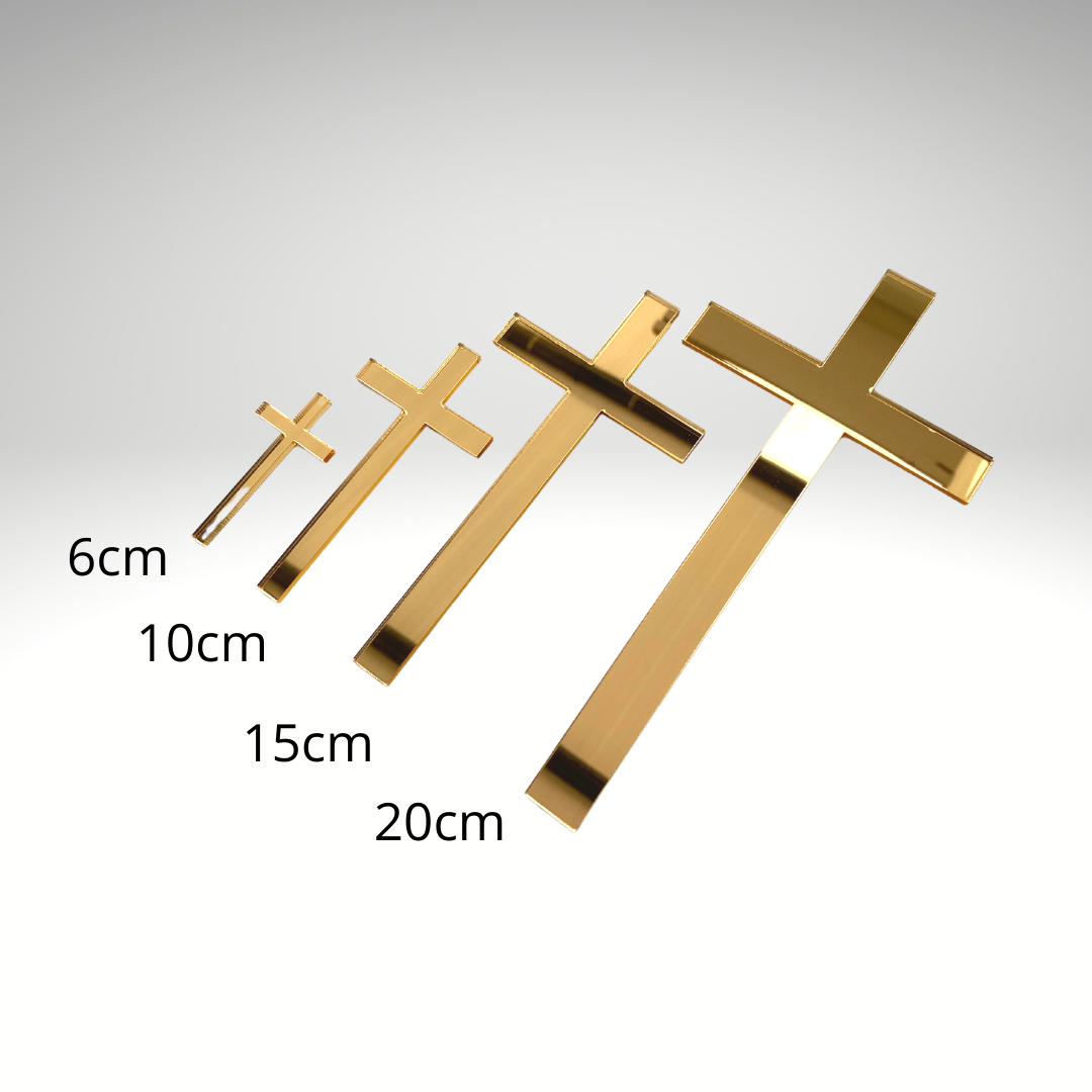 Slim Cross Cake Charm