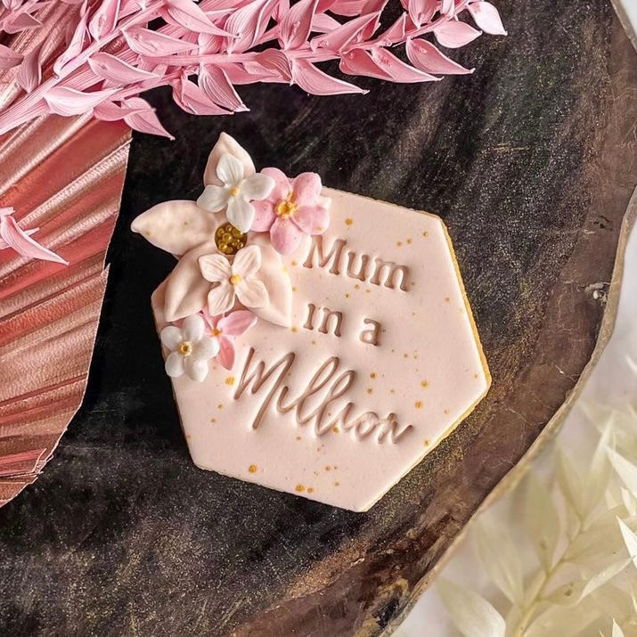 Mum In A Million - Embosser Stamp