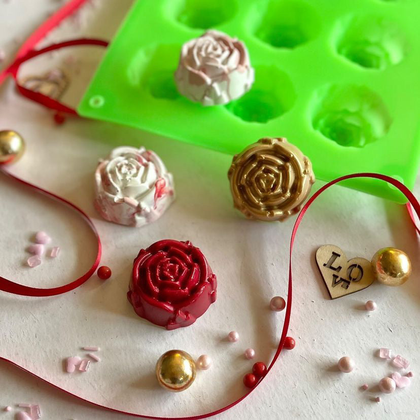 Rose Bud Mould x15 Cavity