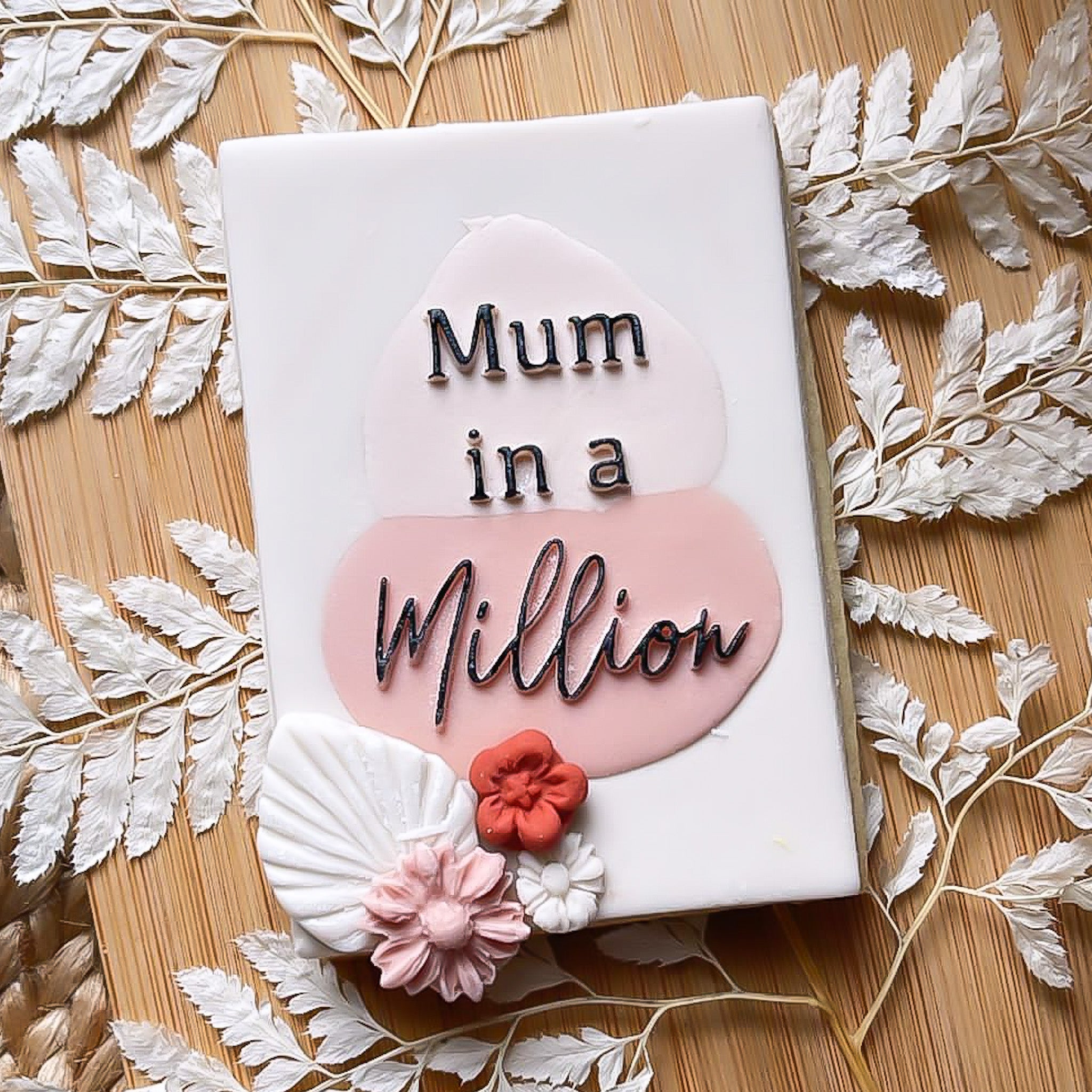 Mum In A Million - Reverse Stamp