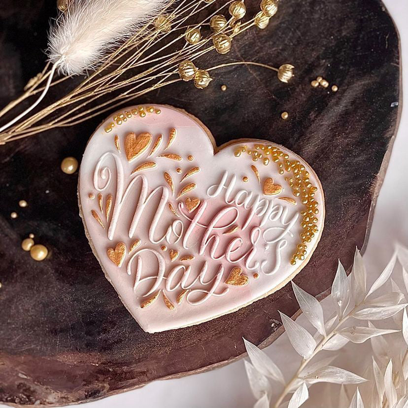 Happy Mothers Day Embosser & Heart Cutter Set