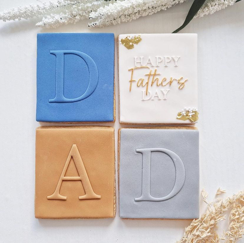 "DAD" Bold Letters