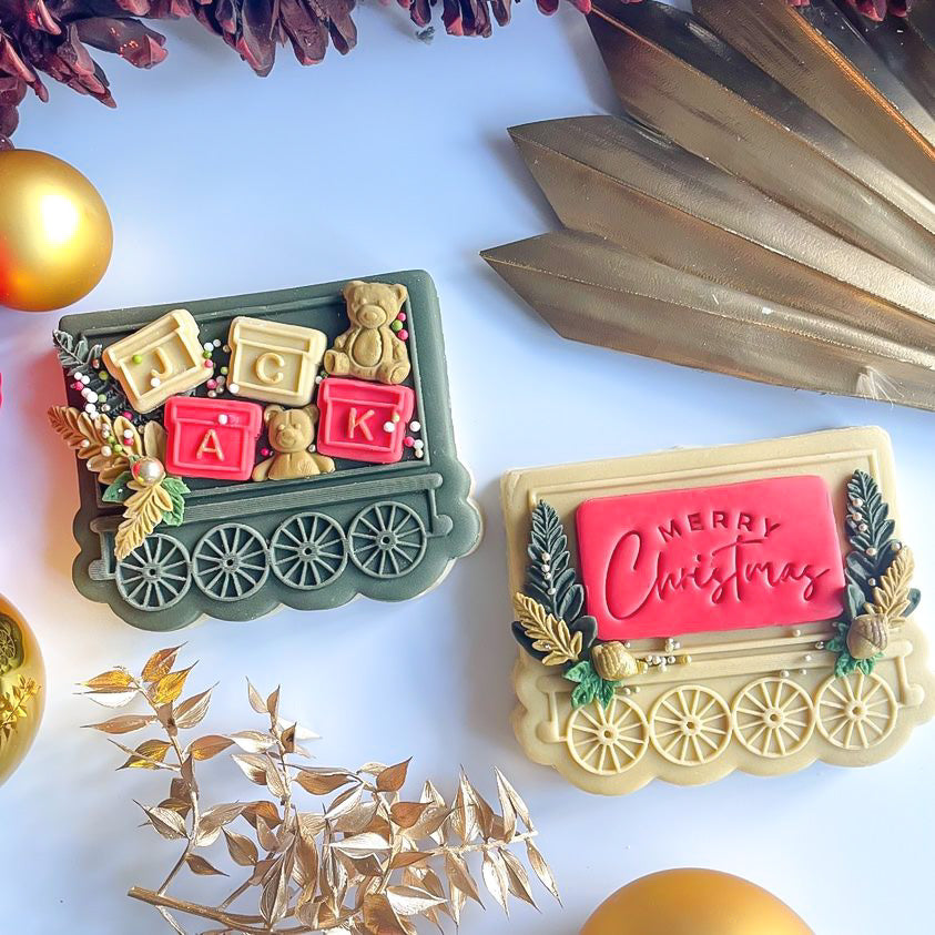Christmas Present Full Alphabet Embosser & Mini Cutter Set