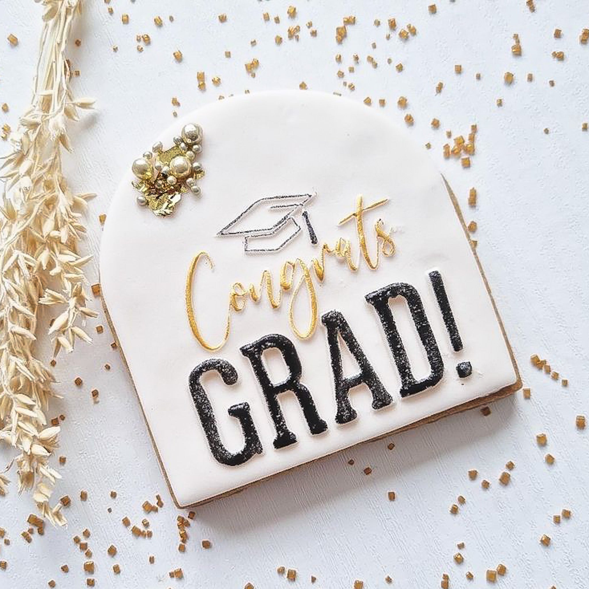 Congrats Grad - Reverse Stamp