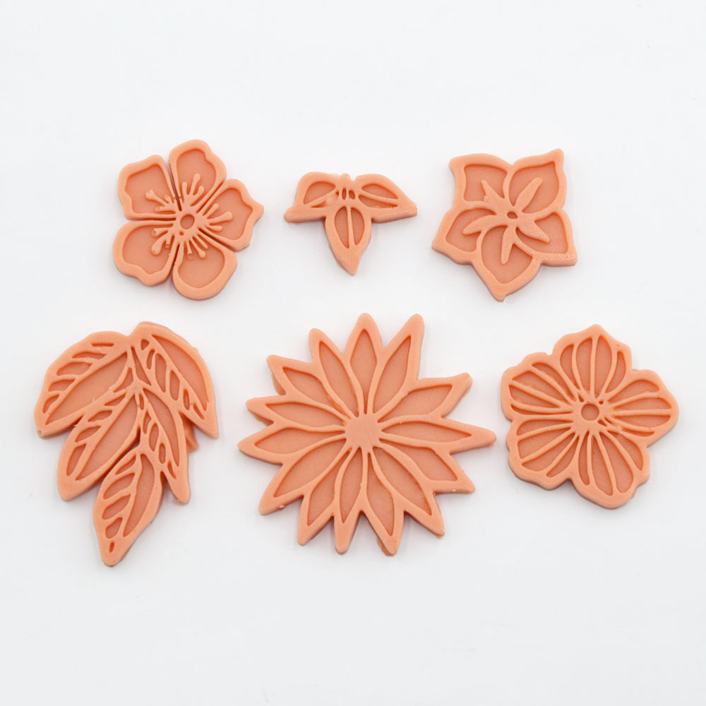 Leaf & Petal Shaped Silicone Mould