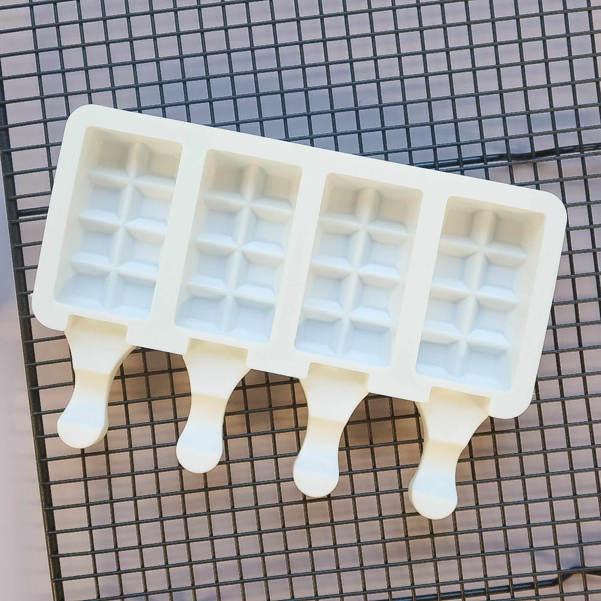 Mini Choco Bar Silicone Cakesicle Mould - x4 Cavity