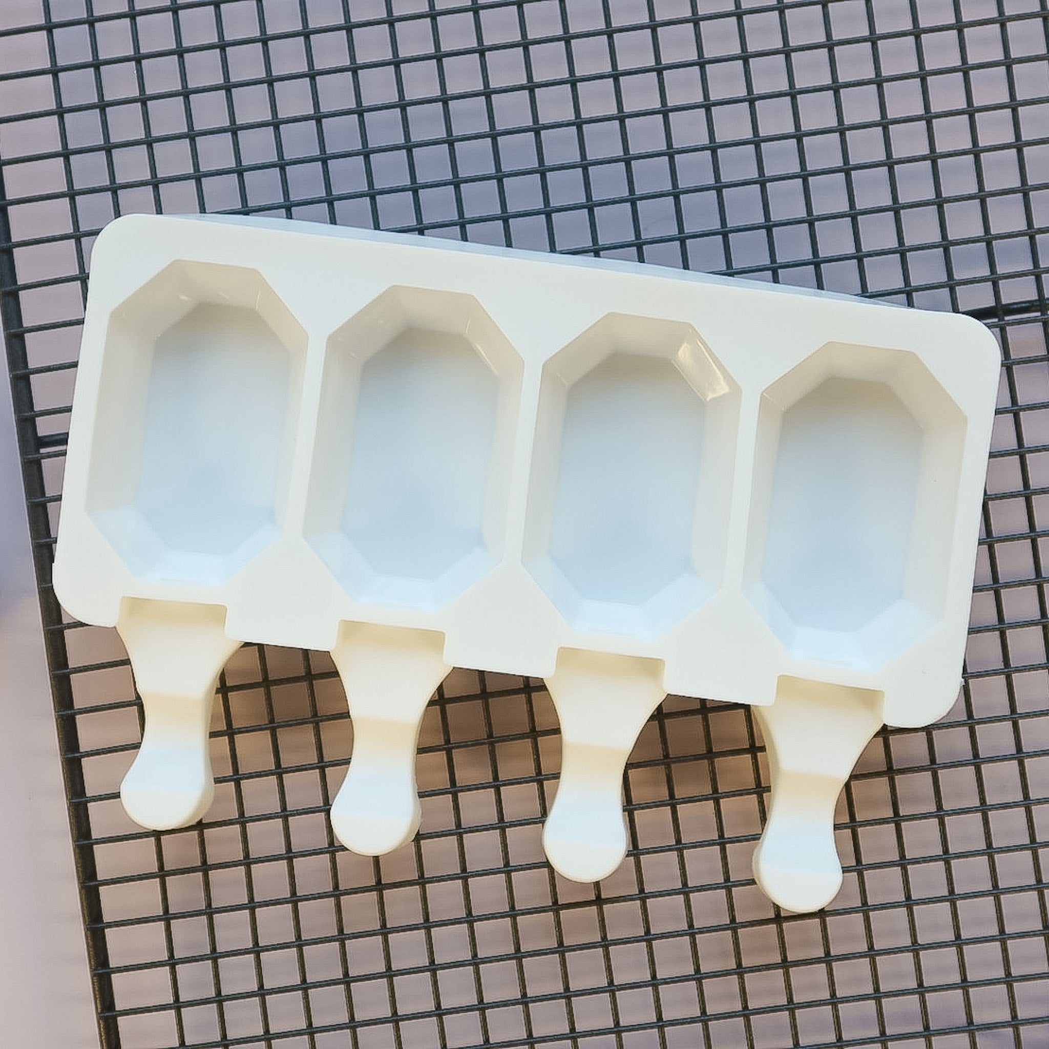 Mini Octagon Silicone Cakesicle Mould - x4 Cavity