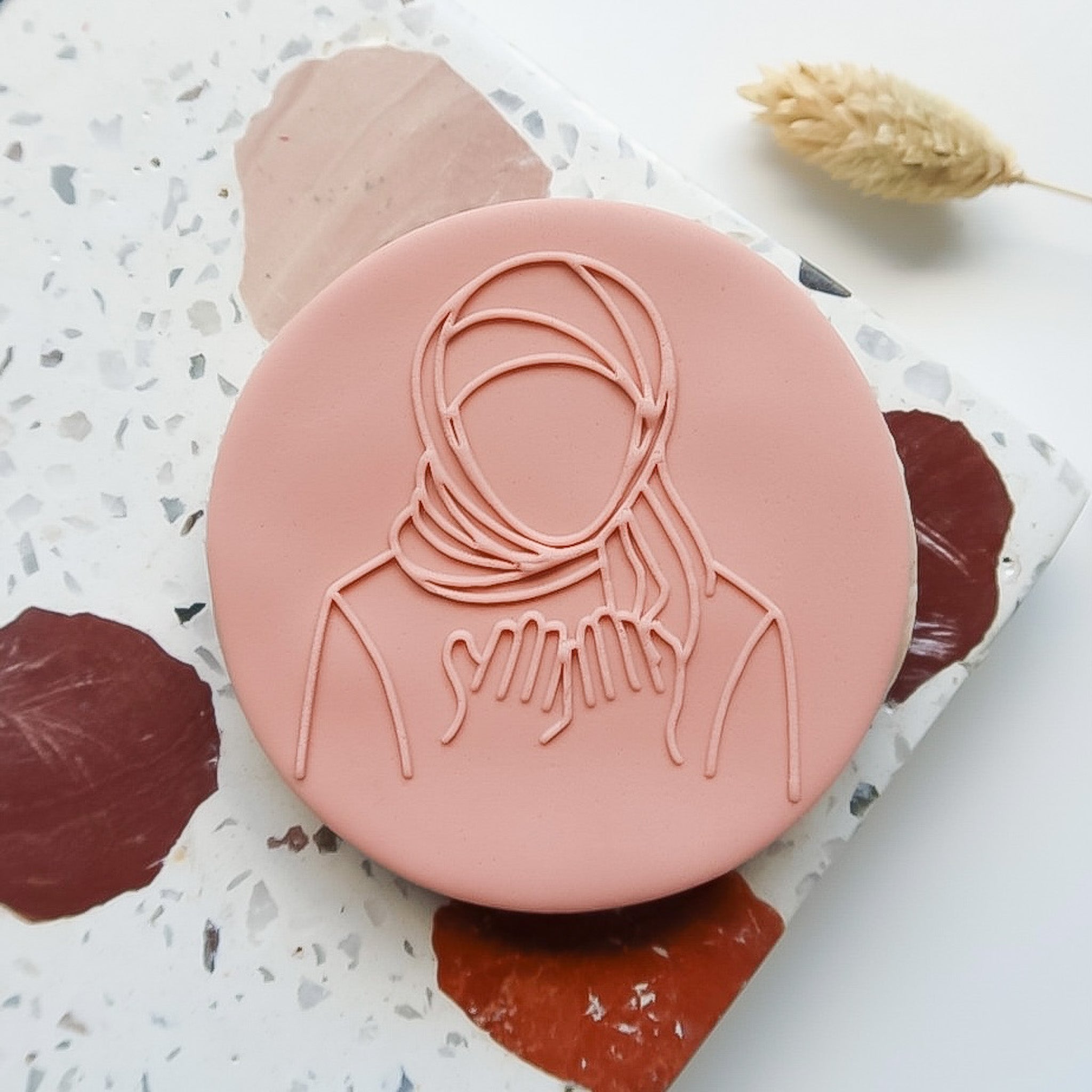 Hijab Prayer - Reverse Stamp