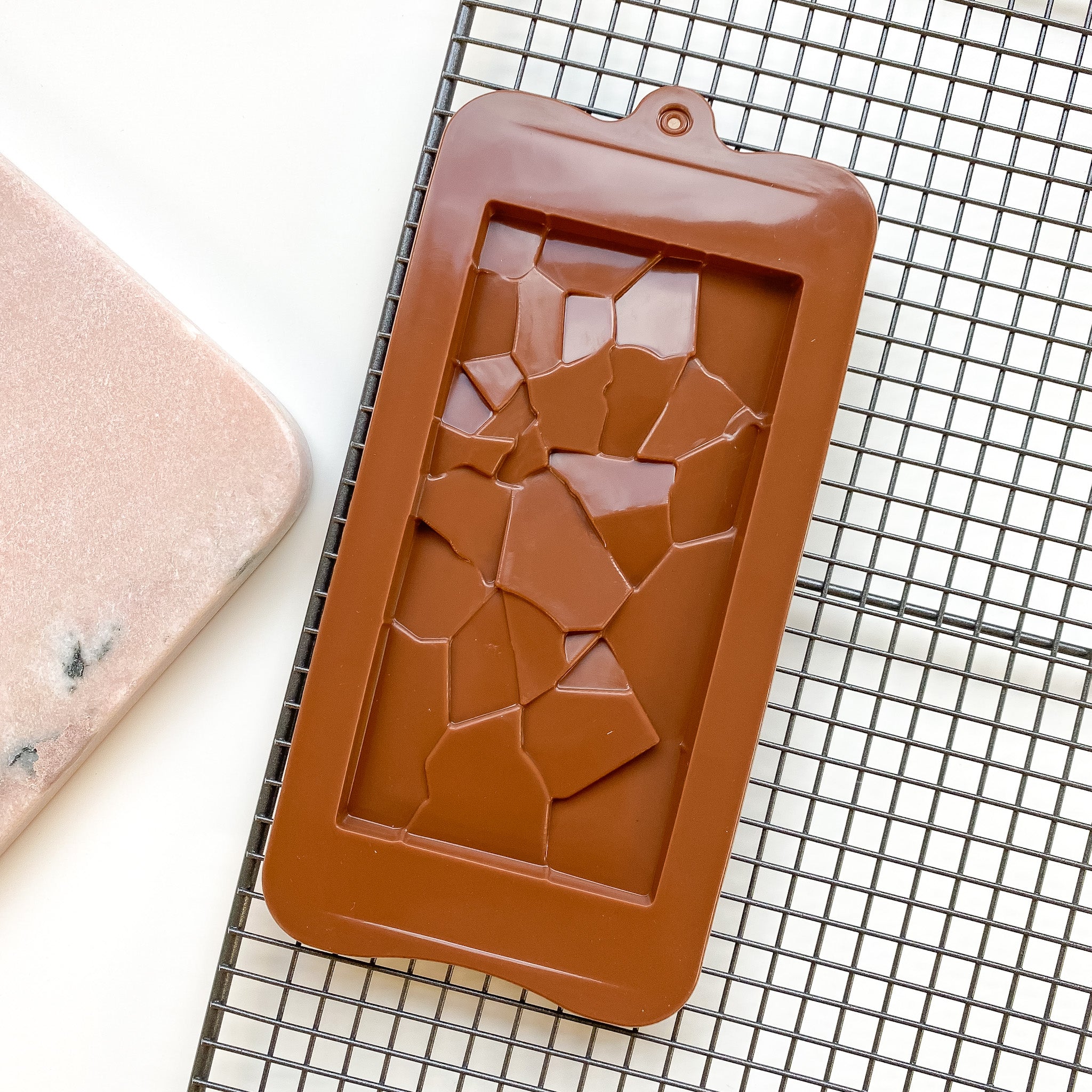 Chocolate Bar Mould - Cracked Effect
