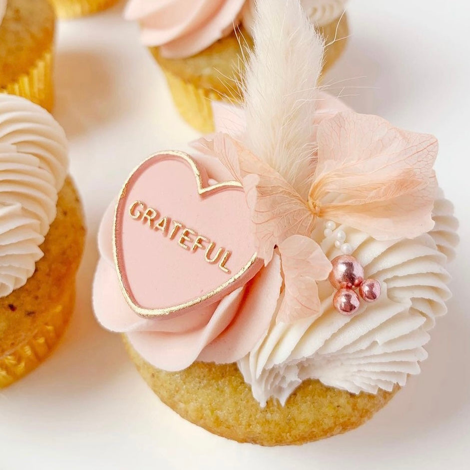 NEW MESSAGES! Candy Heart System (6 designs in 1 embosser!) - Reverse Stamp & Heart Cutter Set