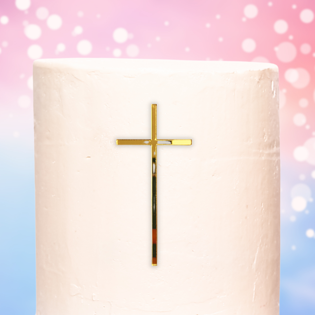 Super Slim Cross Cake Charm