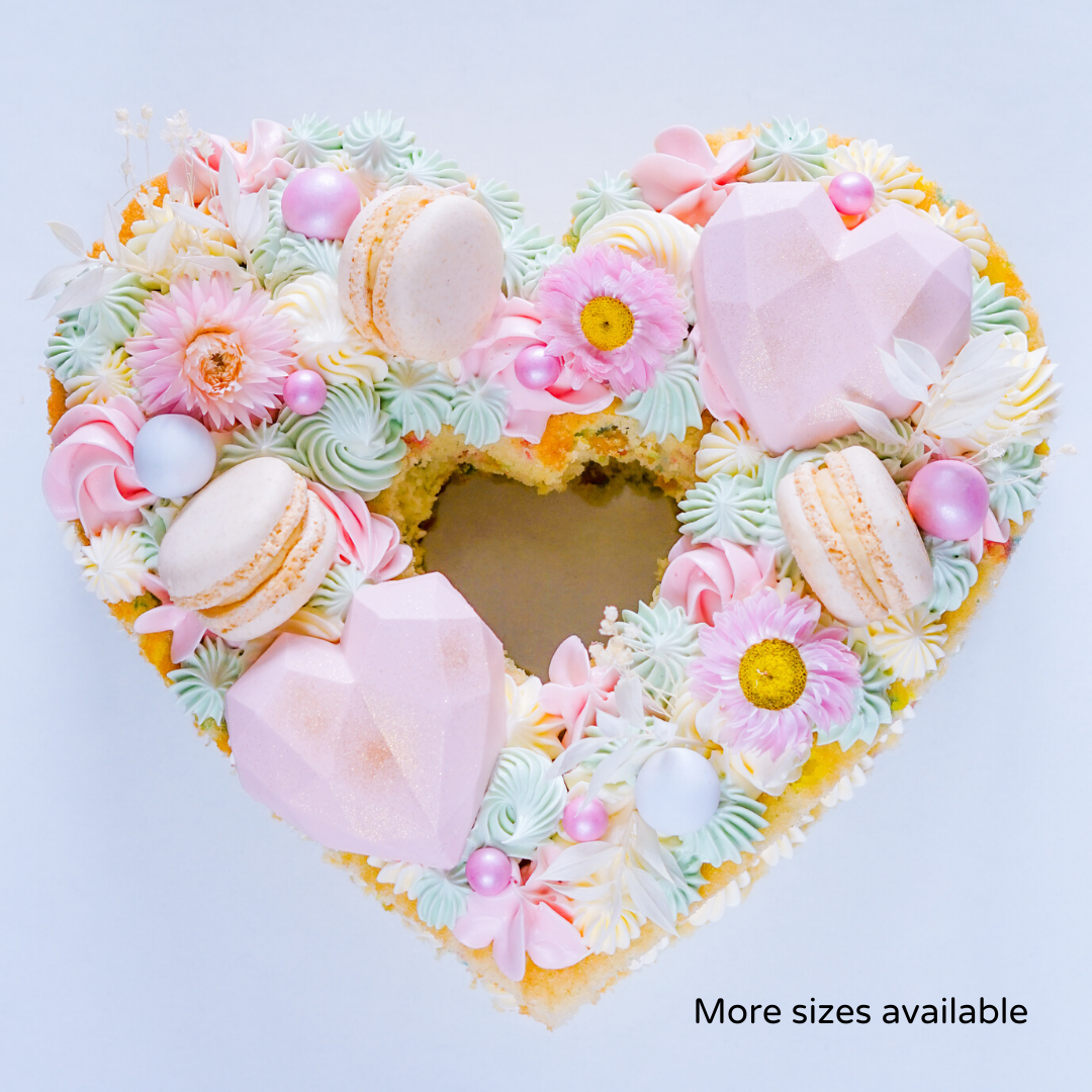 Heart Shape Acrylic Cake Shape (Multi Use)