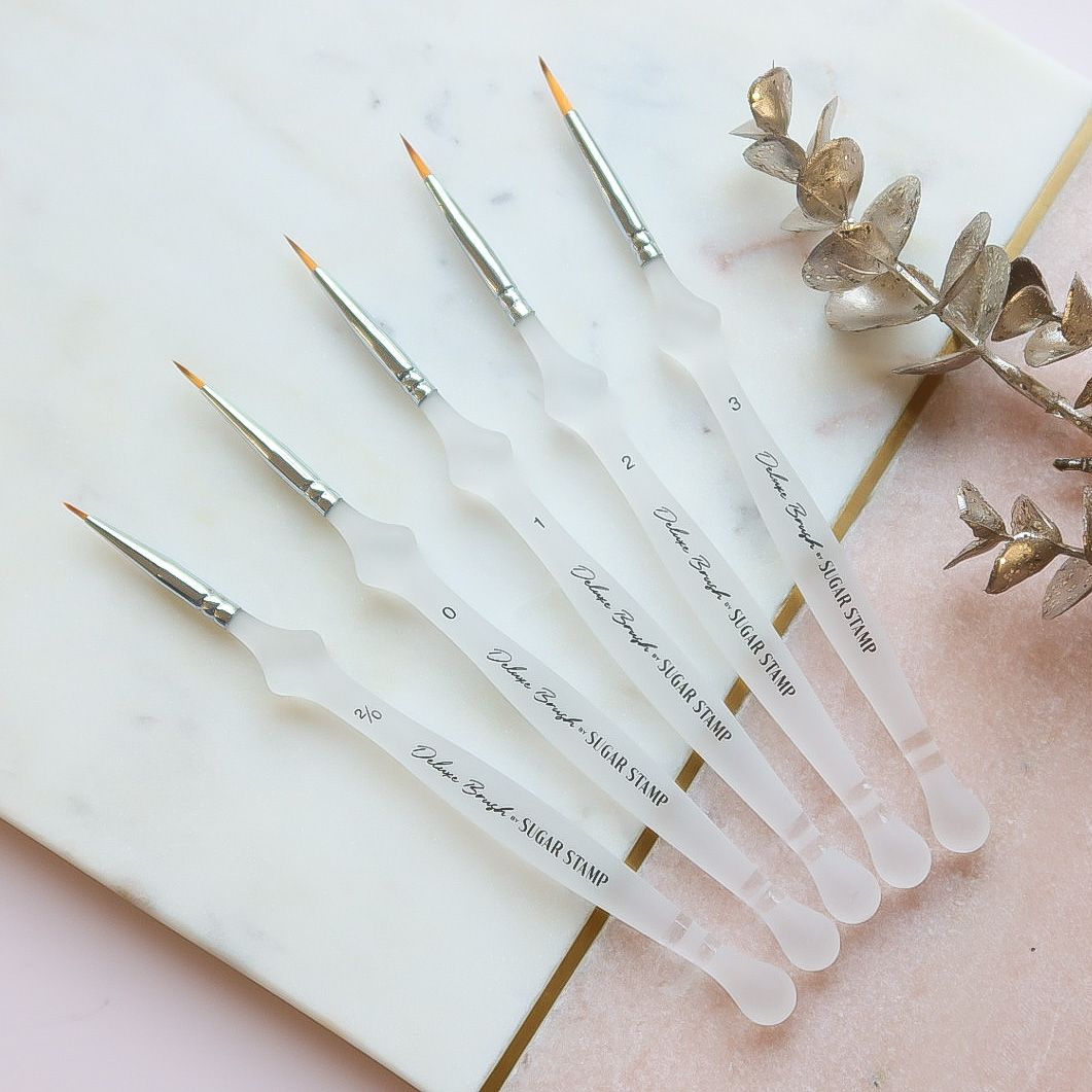 Deluxe Clear Grip Brush Set x5 Brushes