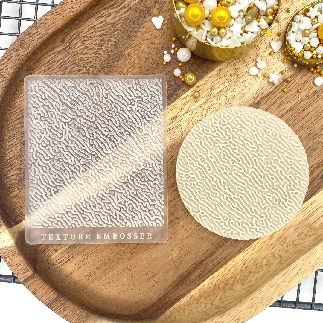Wavy Lines Texture Embosser Stamp