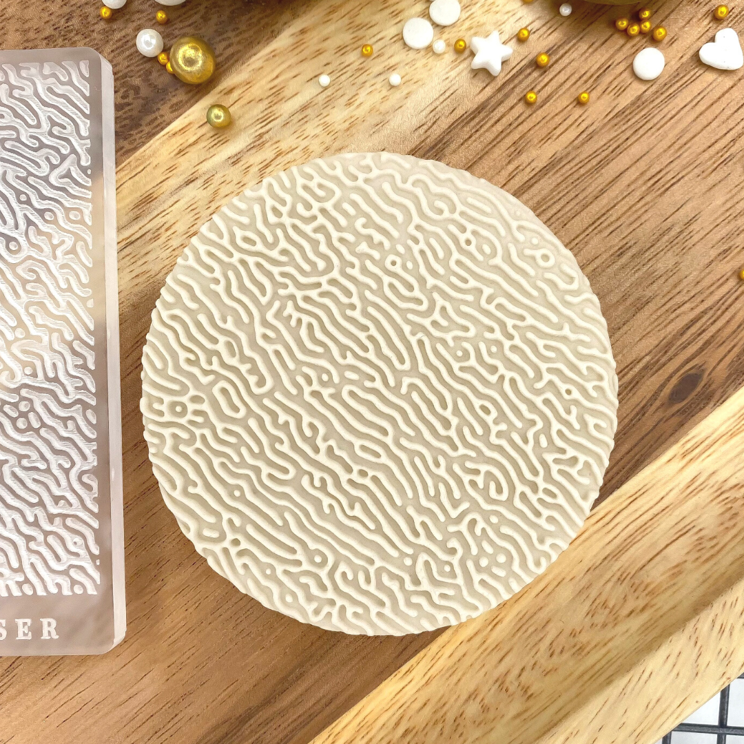 Wavy Lines Texture Embosser Stamp