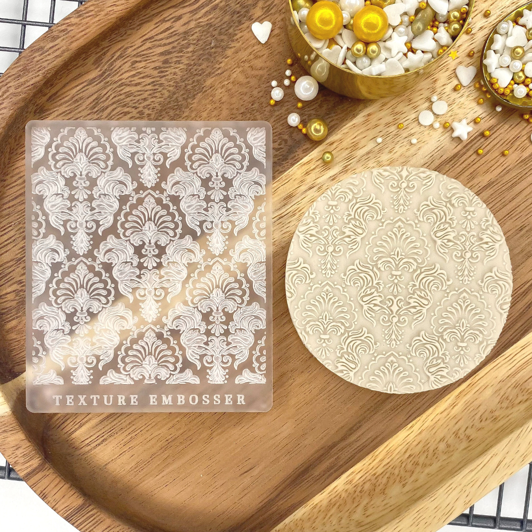 Damask Texture Embosser Stamp