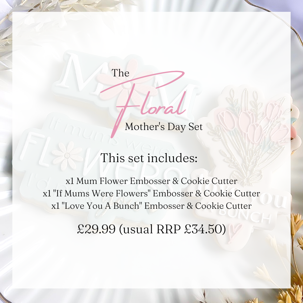 FULL MOTHER'S DAY FLORAL EMBOSSER AND CUTTER SET
