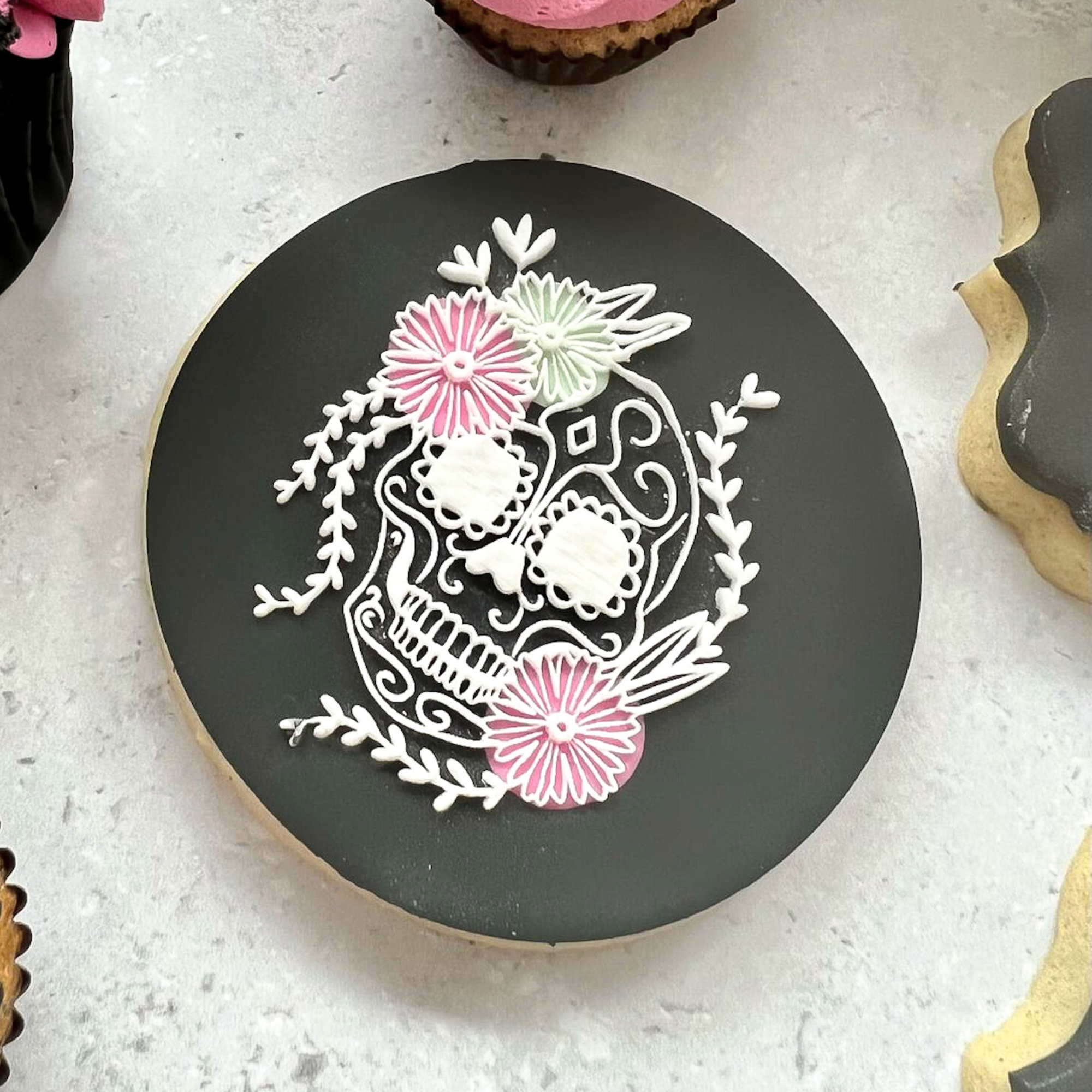 Floral Skull Embosser