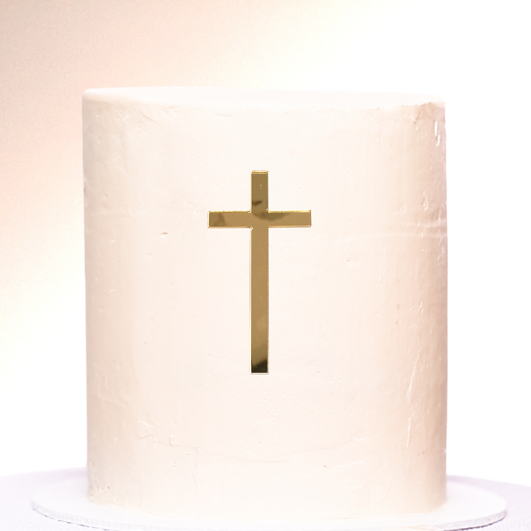 Slim Cross Cake Charm