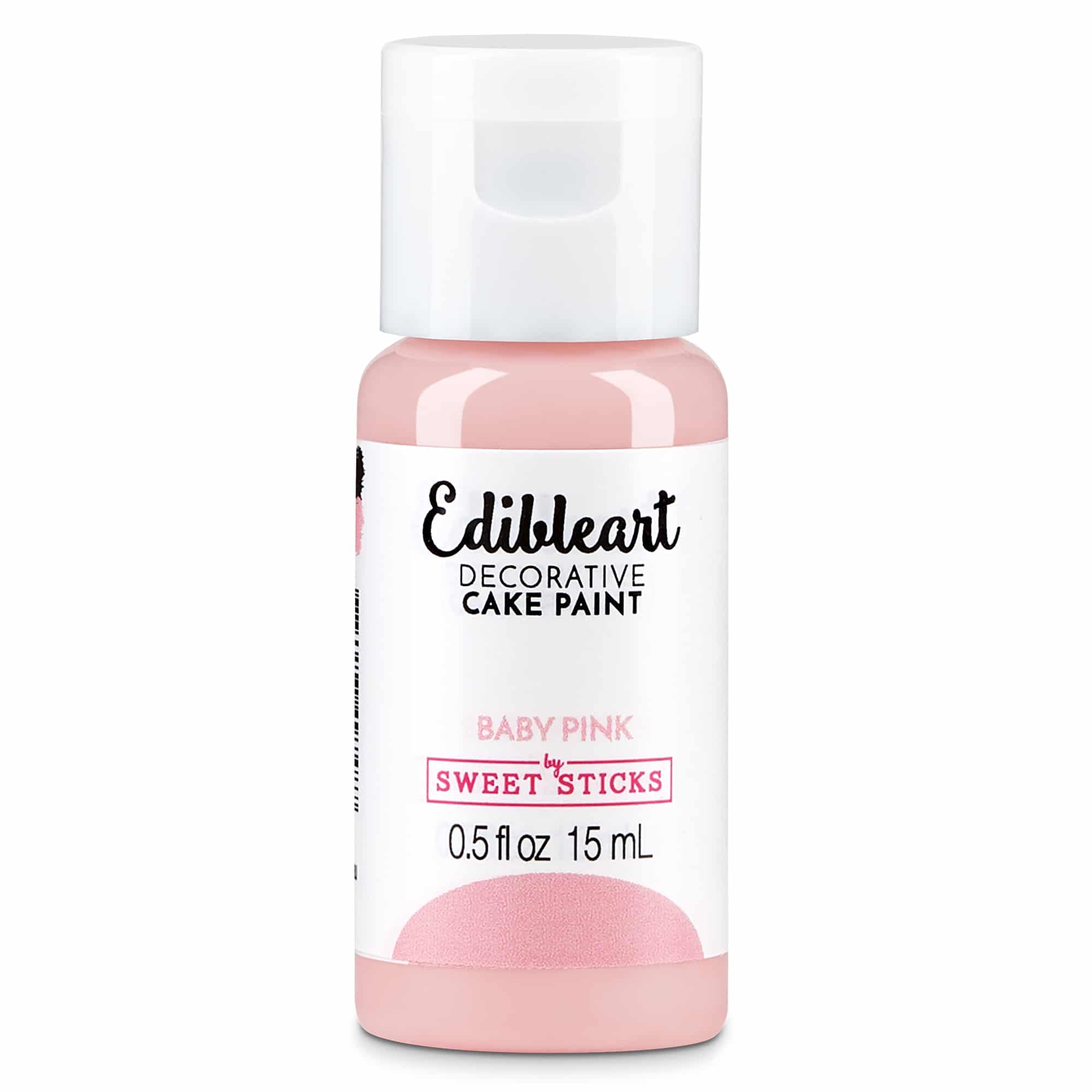 Sweet Sticks Baby Pink Edible Decorative Art Paint - 15ml Bottle