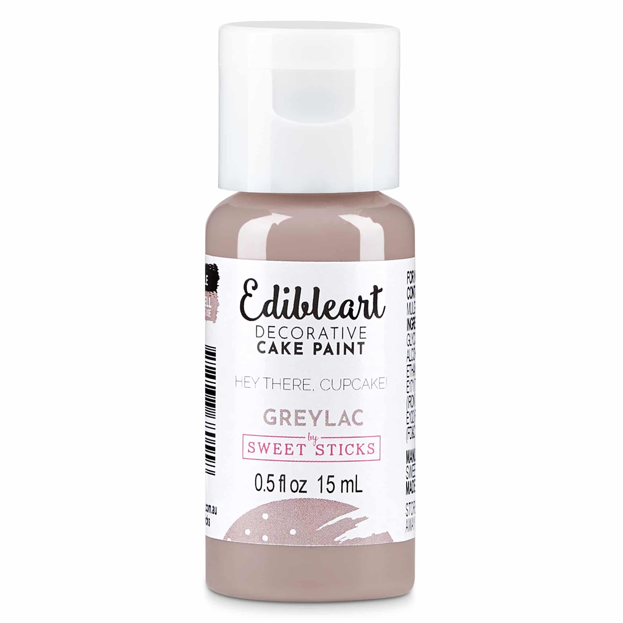 Sweet Sticks Greylac Edible Decorative Art Paint - 15ml Bottle