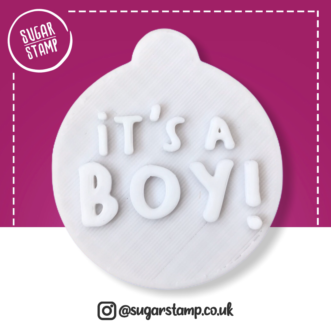 It's A Boy - Embosser Stamp