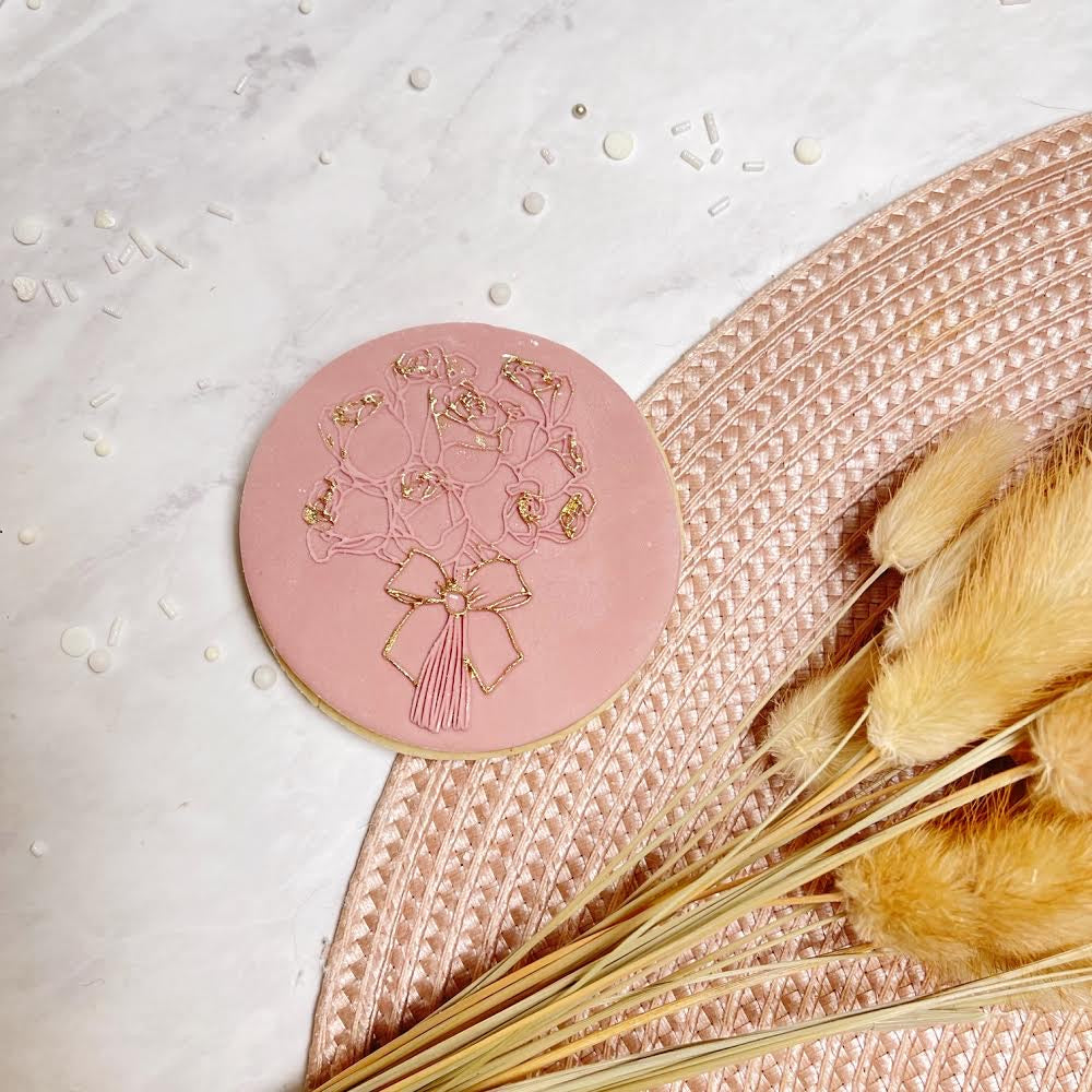 Floral Bouquet - Reverse Stamp