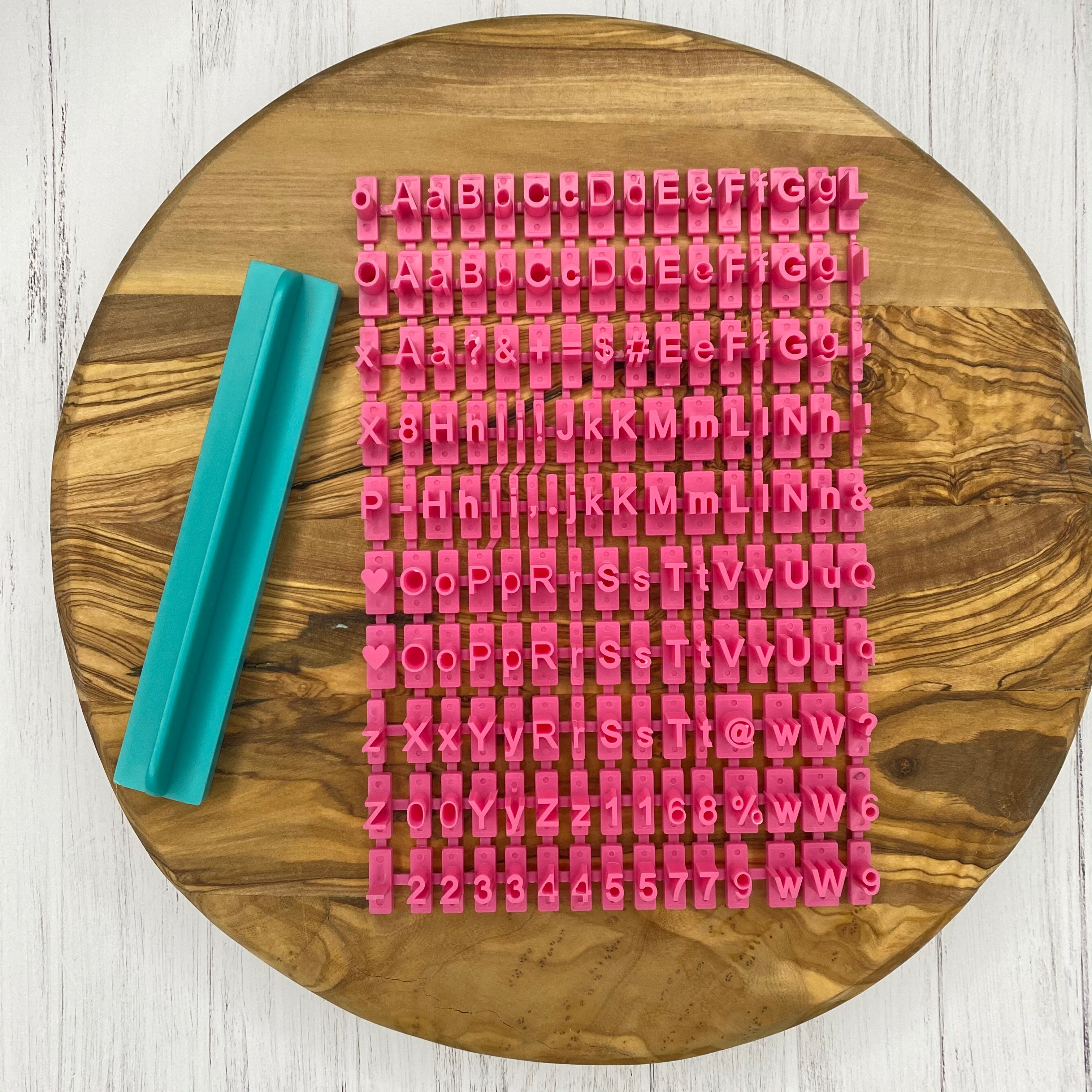 The Mini Alphabet & Number Set (Lowercase & Uppercase Plus Special Characters!)