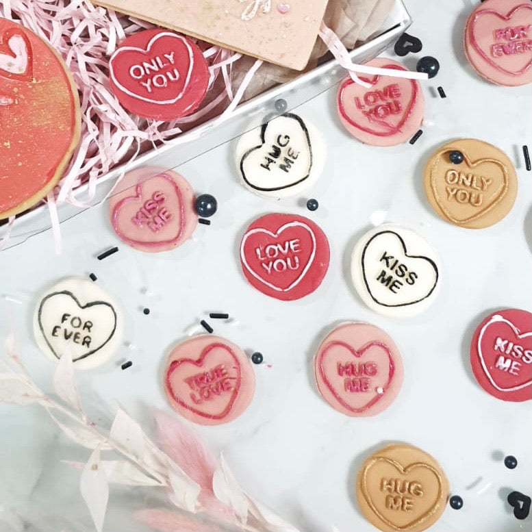 The Candy Heart System (6 designs in 1 embosser!) - Reverse Stamp & Cutter Set