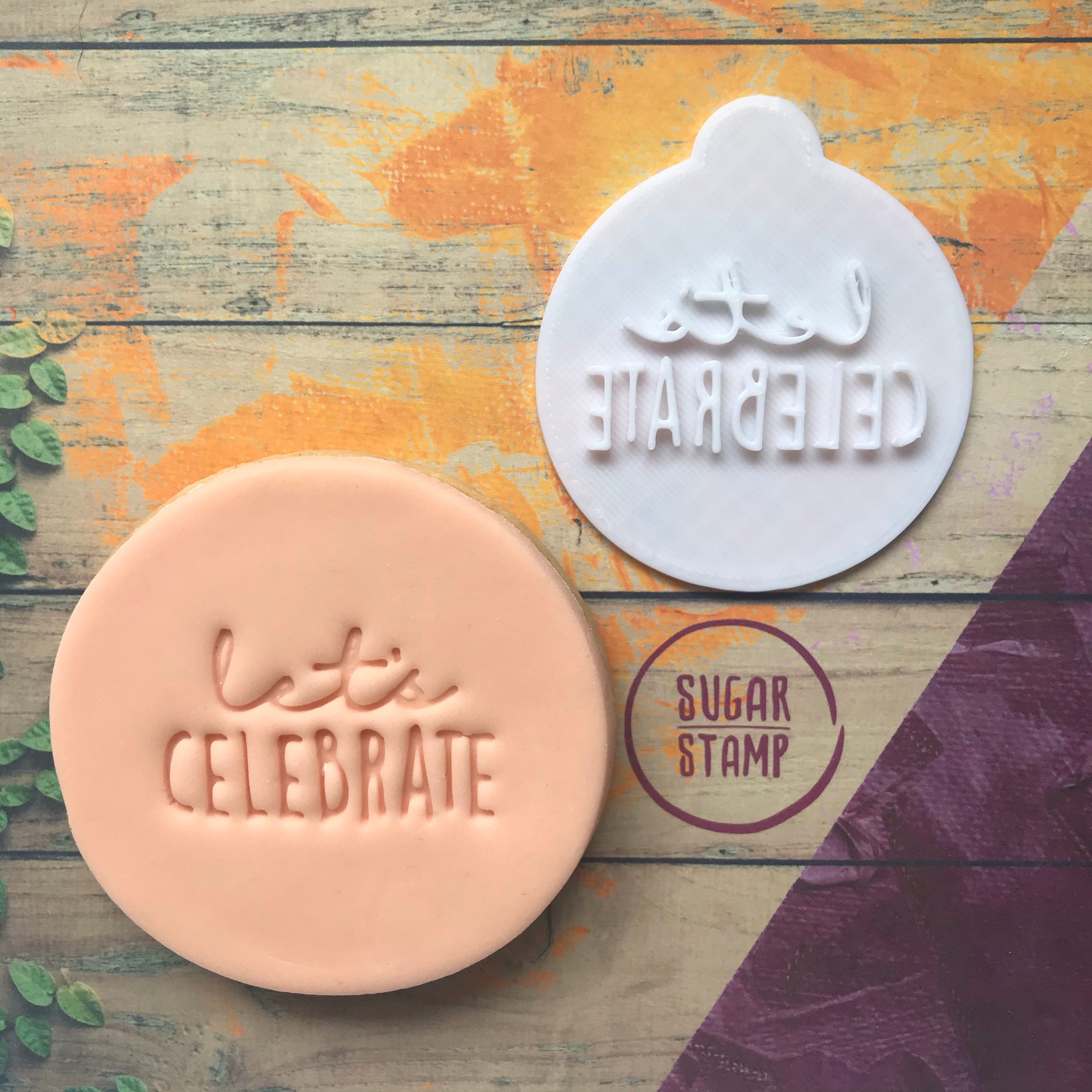 Let's Celebrate - Embosser Stamp