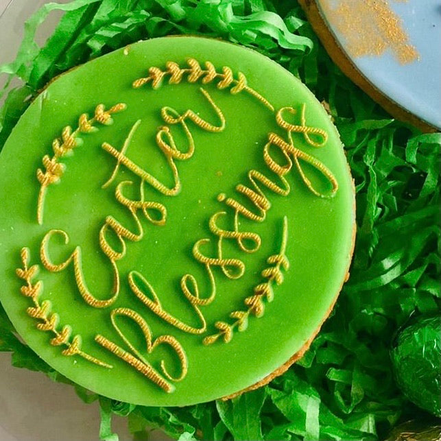Easter Blessings - Reverse Stamp