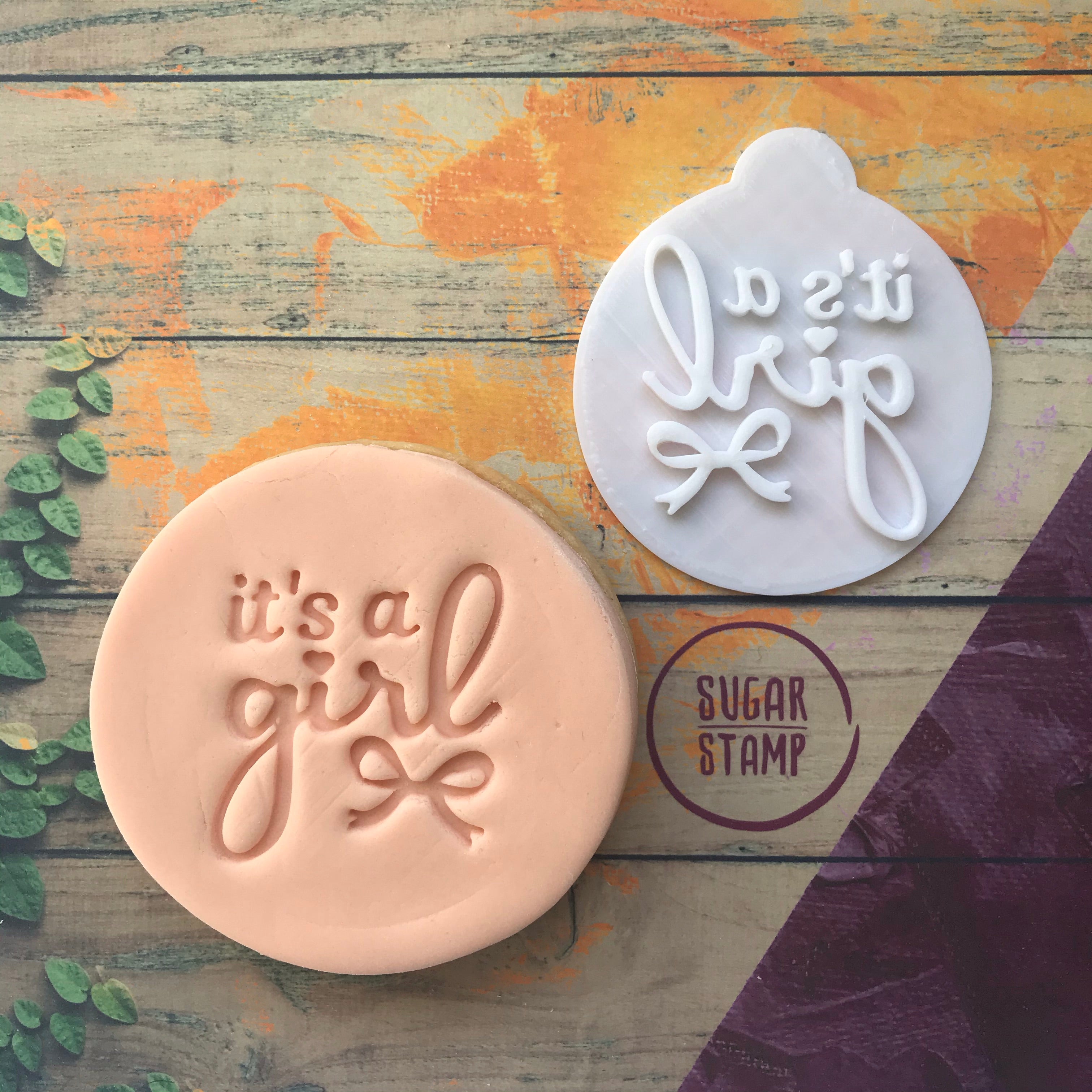 It's A Girl - Embosser Stamp