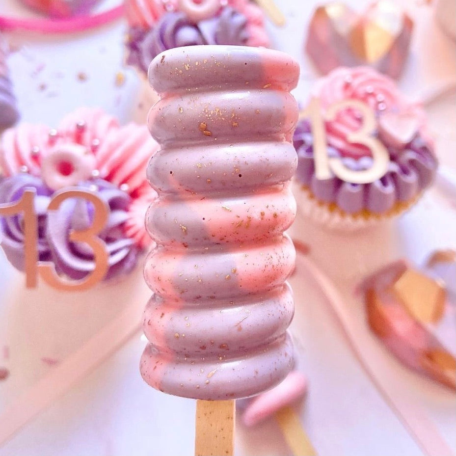 Twisted Mini Silicone Cakesicle Mould - x4 Cavity