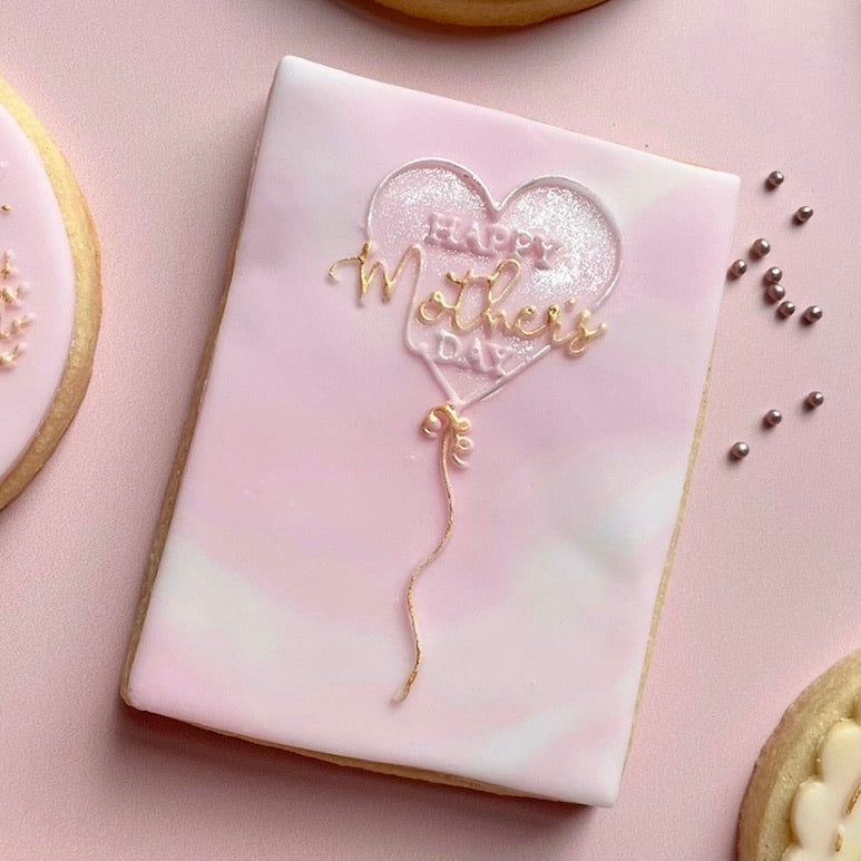 Happy Mothers Day Balloon - Cut & Stamp