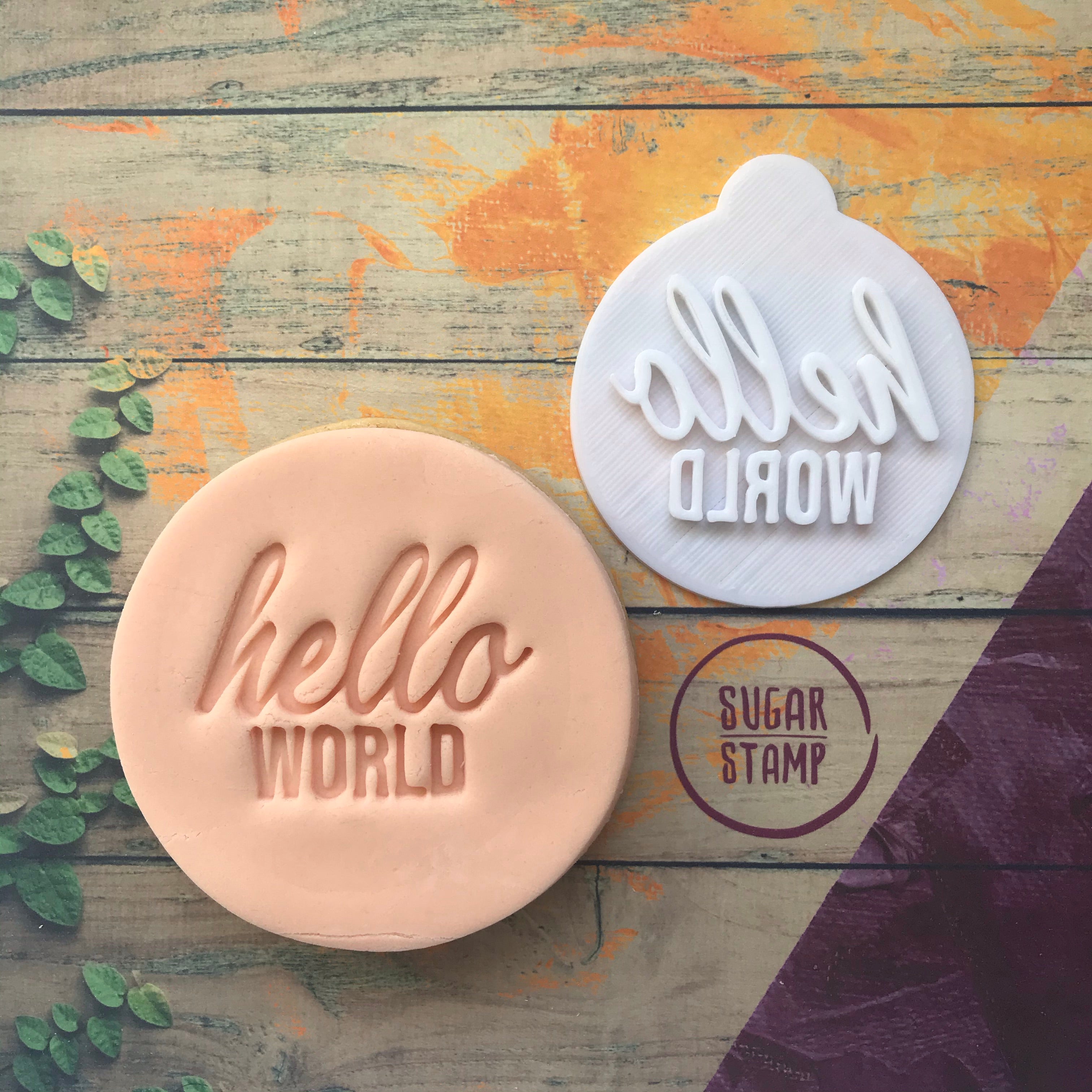 Hello World - Embosser Stamp