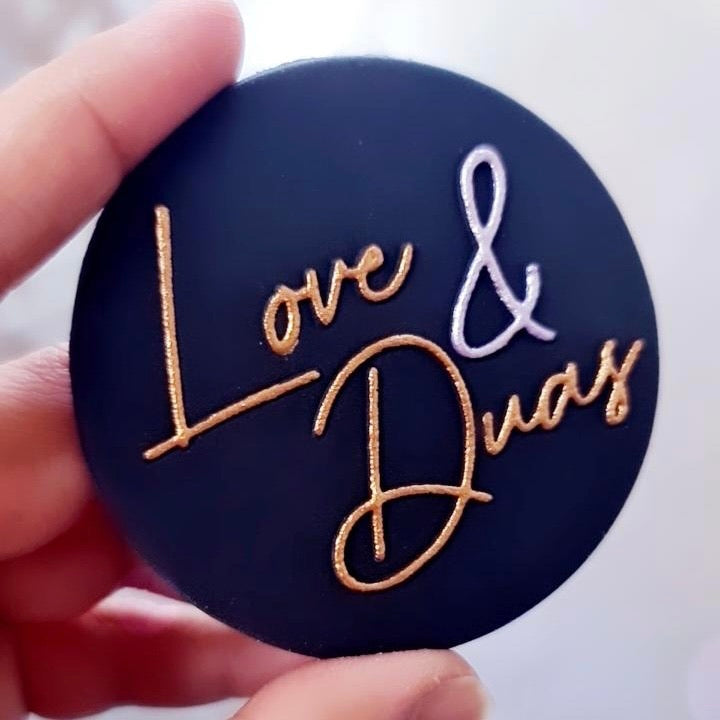 Love & Duas - Reverse Stamp