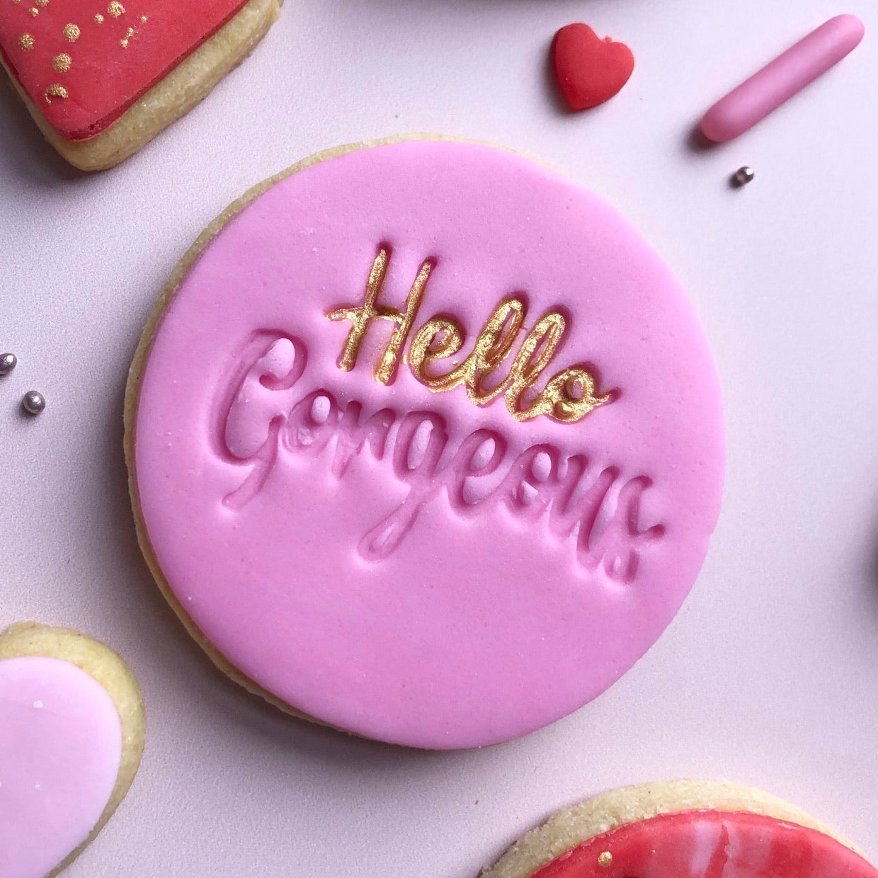 Hello Gorgeous - Embosser Stamp