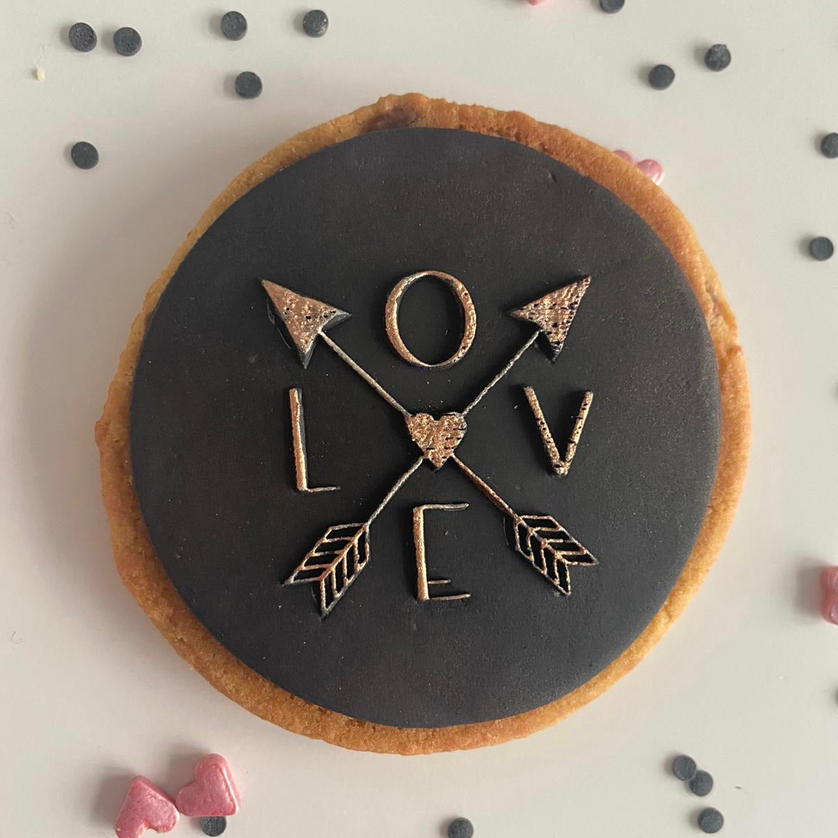 Love Arrows - Reverse Stamp