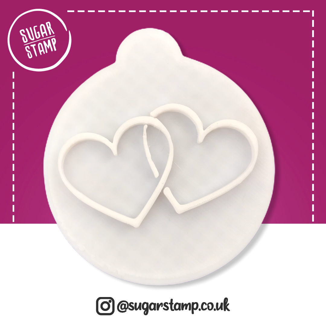 Hearts - Embosser Stamp