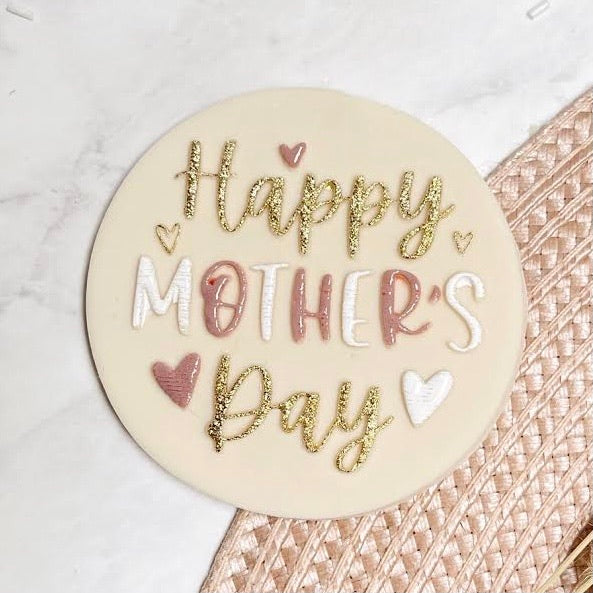 Happy Mothers Day - Reverse Stamp