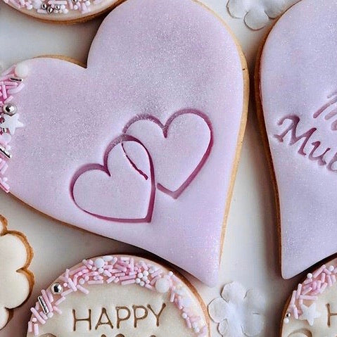Hearts - Embosser Stamp