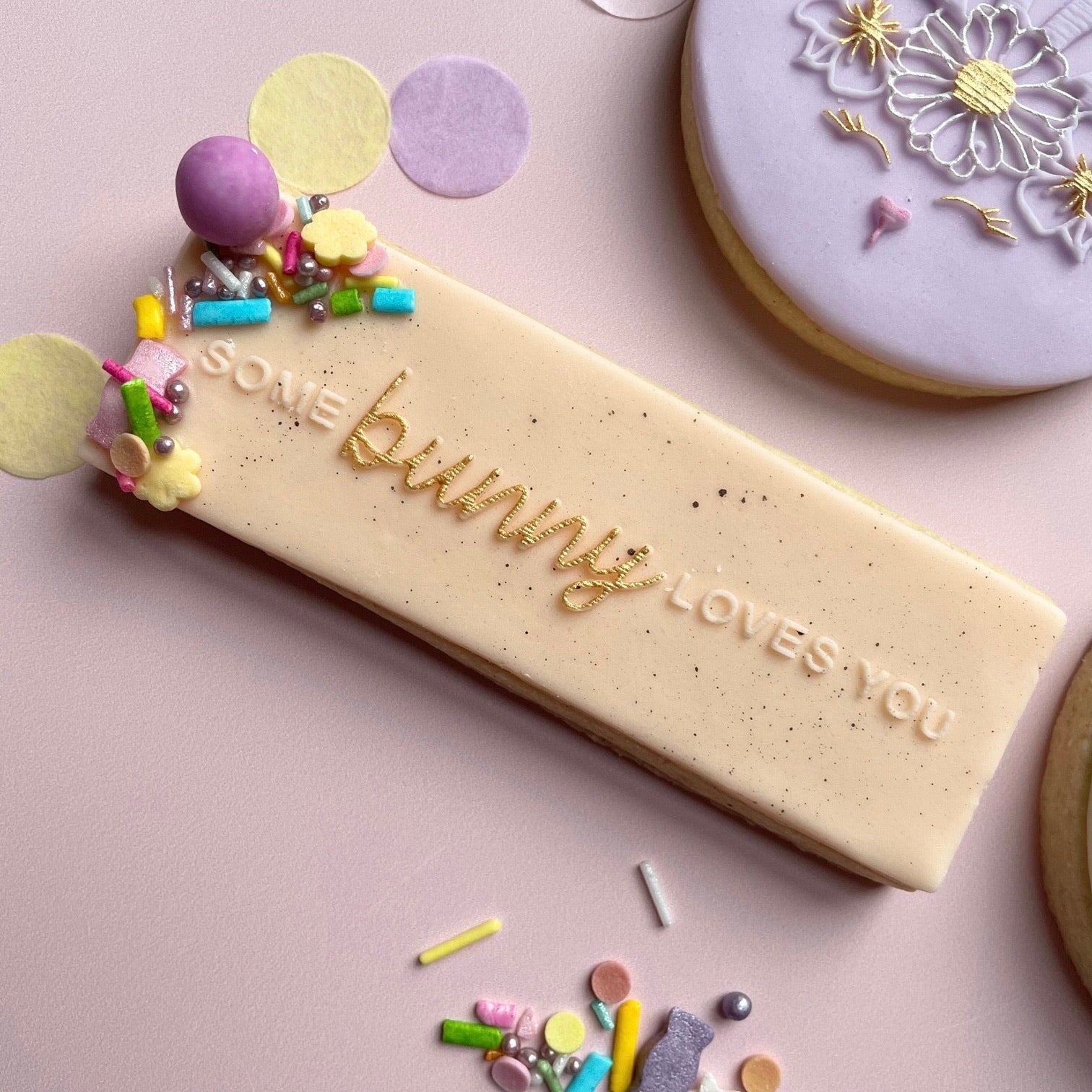 Some Bunny Loves You - Reverse Stamp