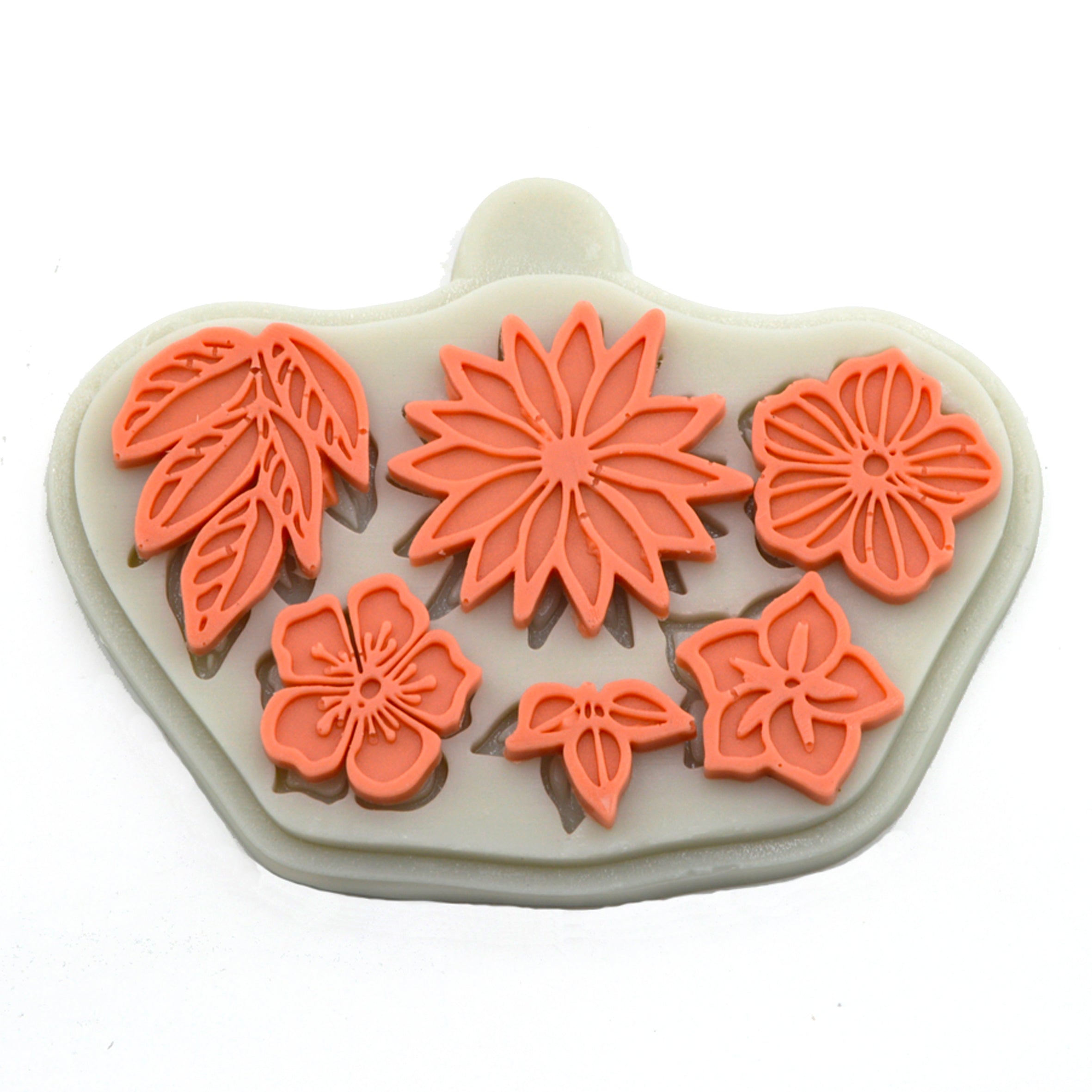 Leaf & Petal Shaped Silicone Mould