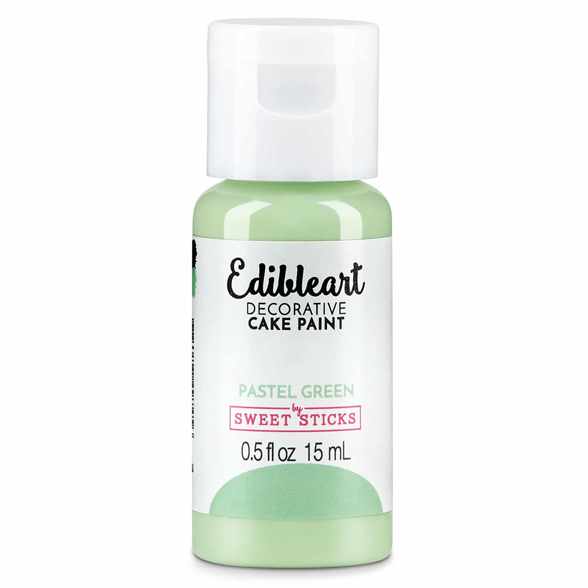 Sweet Sticks Pastel Green Edible Decorative Art Paint - 15ml Bottle
