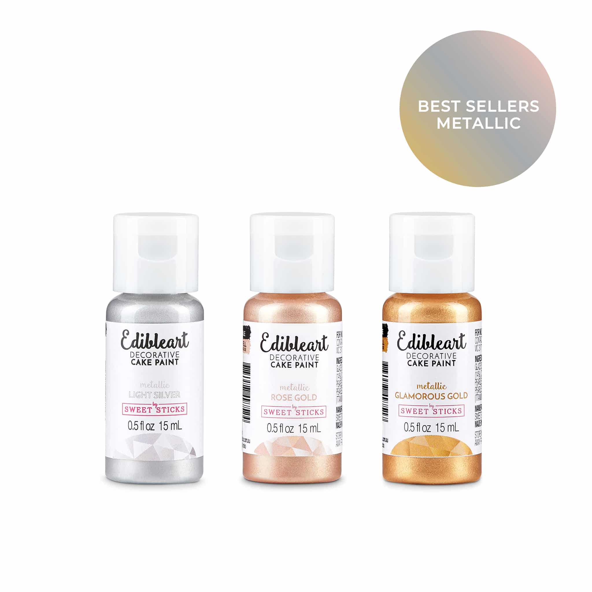 Sweet Sticks - Best Seller Metallic Pack (x3 Bottles)