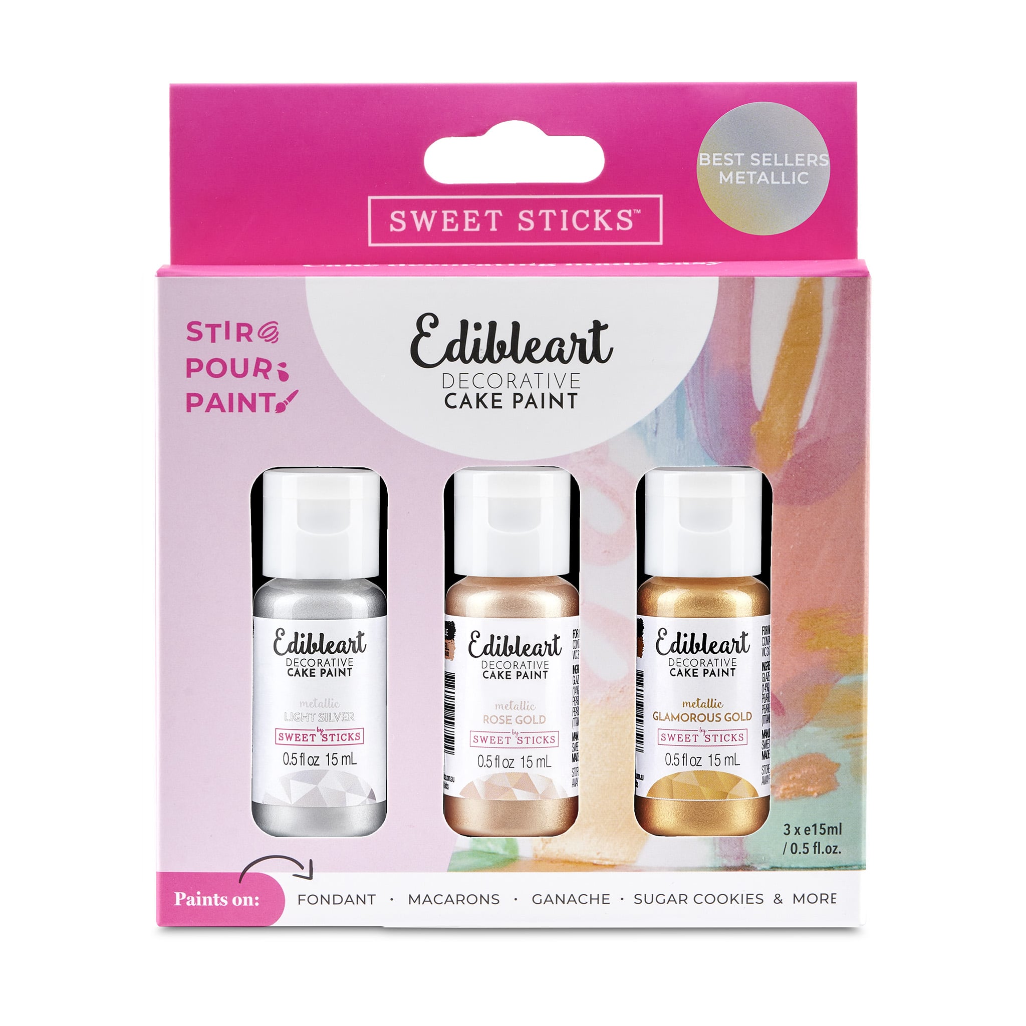 Sweet Sticks - Best Seller Metallic Pack (x3 Bottles)