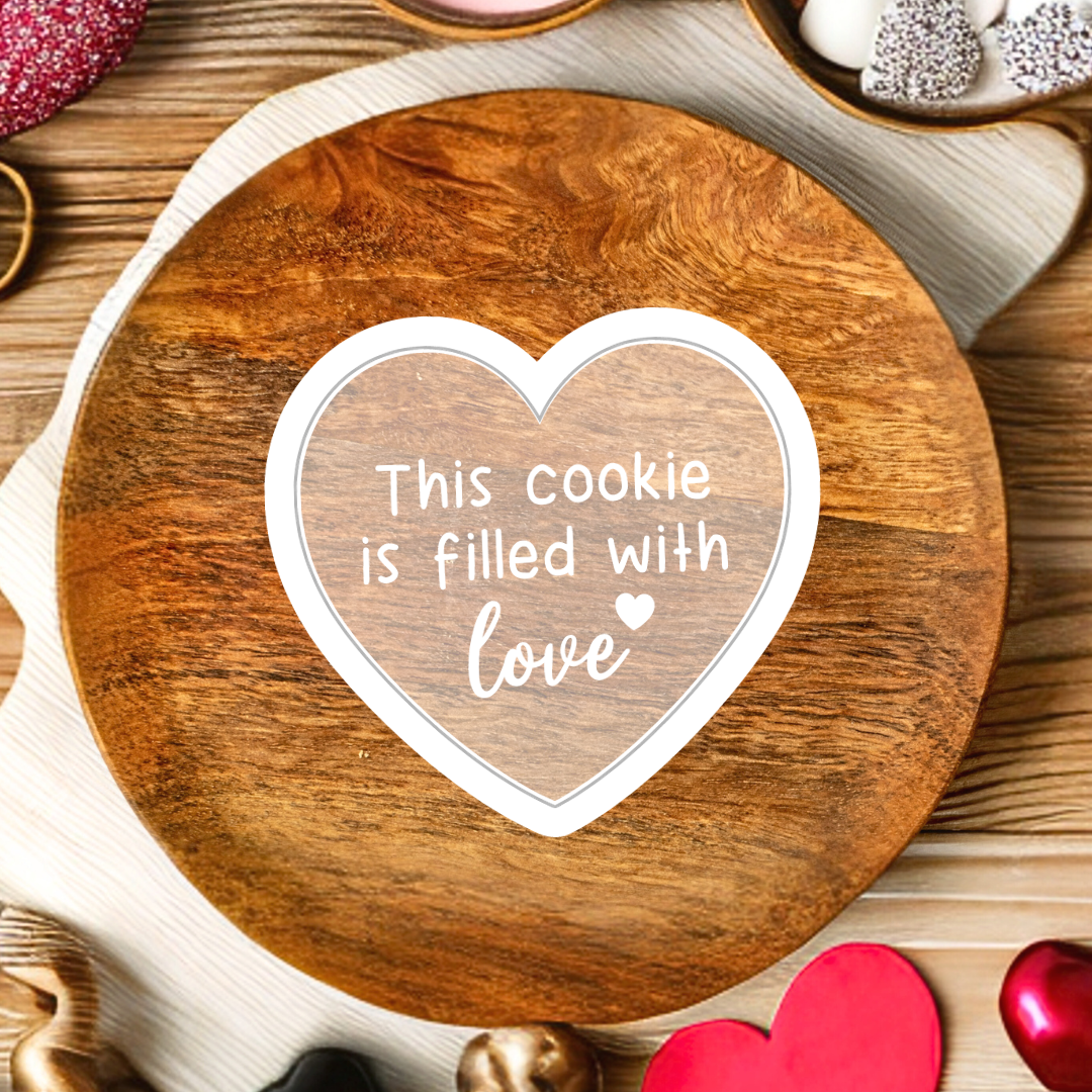 This Cookie Is Filled With Love Embosser & Cutter Set