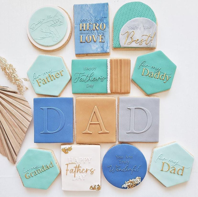 "DAD" Bold Letters
