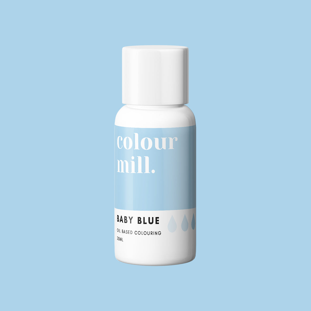 BABY BLUE oil based concentrated icing colouring 20ml