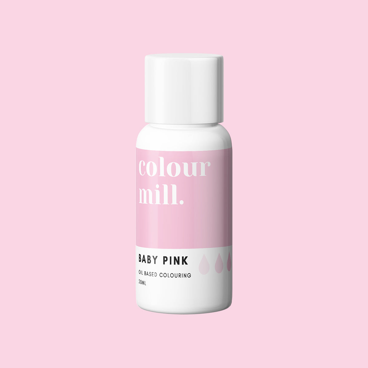 BABY PINK oil based concentrated icing colouring 20ml
